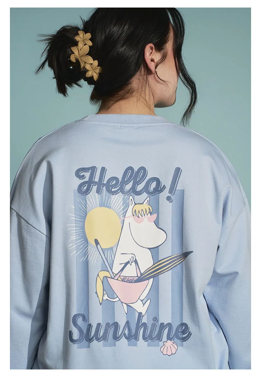 Martinex Damen Oversize Sweatshirt Ellen Sunshine