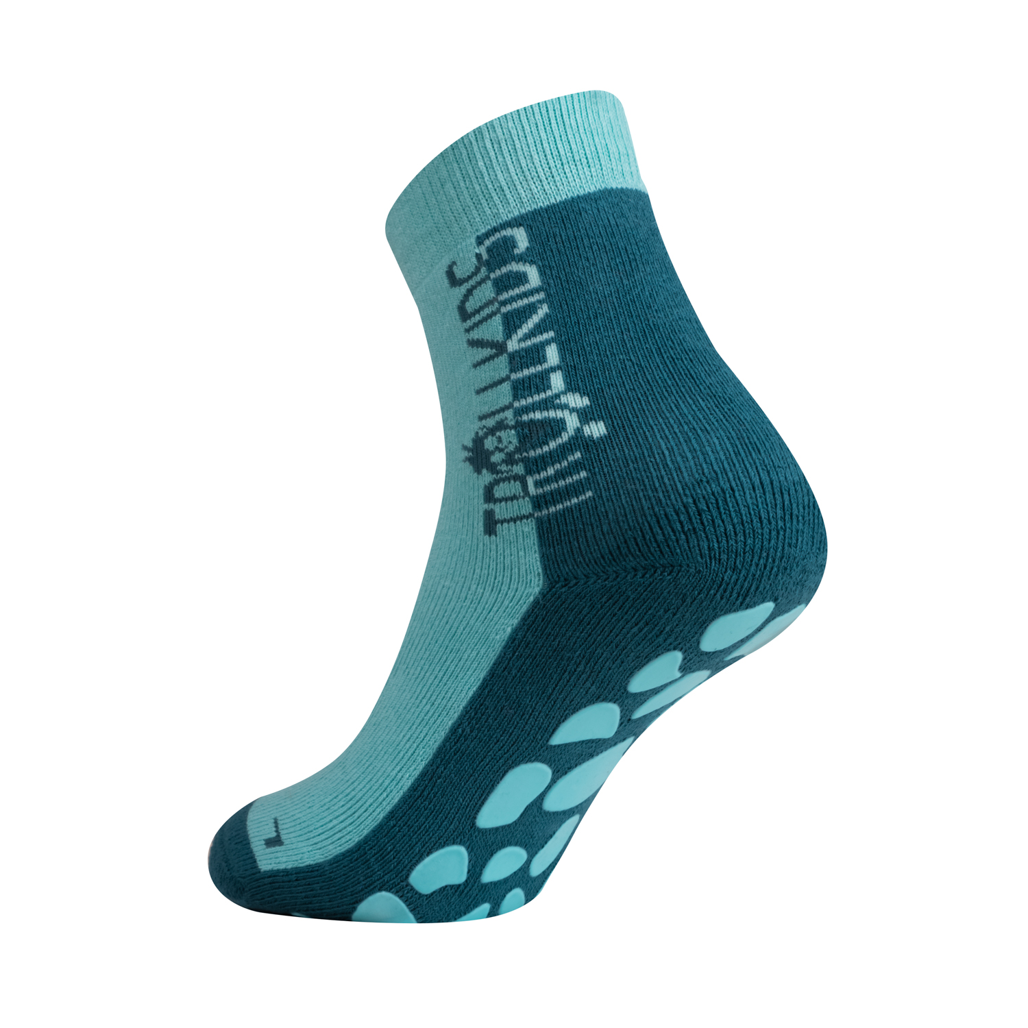 Trollkids Anti Slip Socks teal/aqua