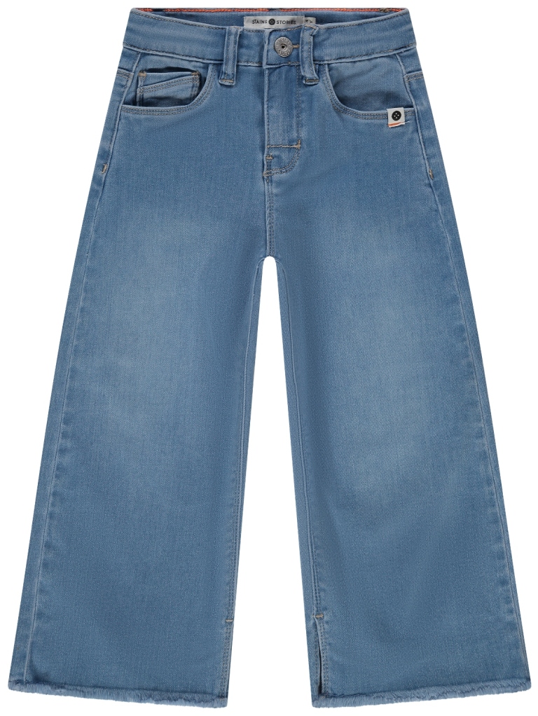 Babyface Girl Jeans Wide Leg Medium Blue