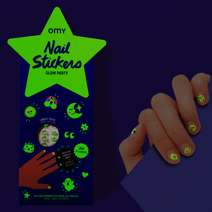 OMY Nail-Stickers GLOW PARTY