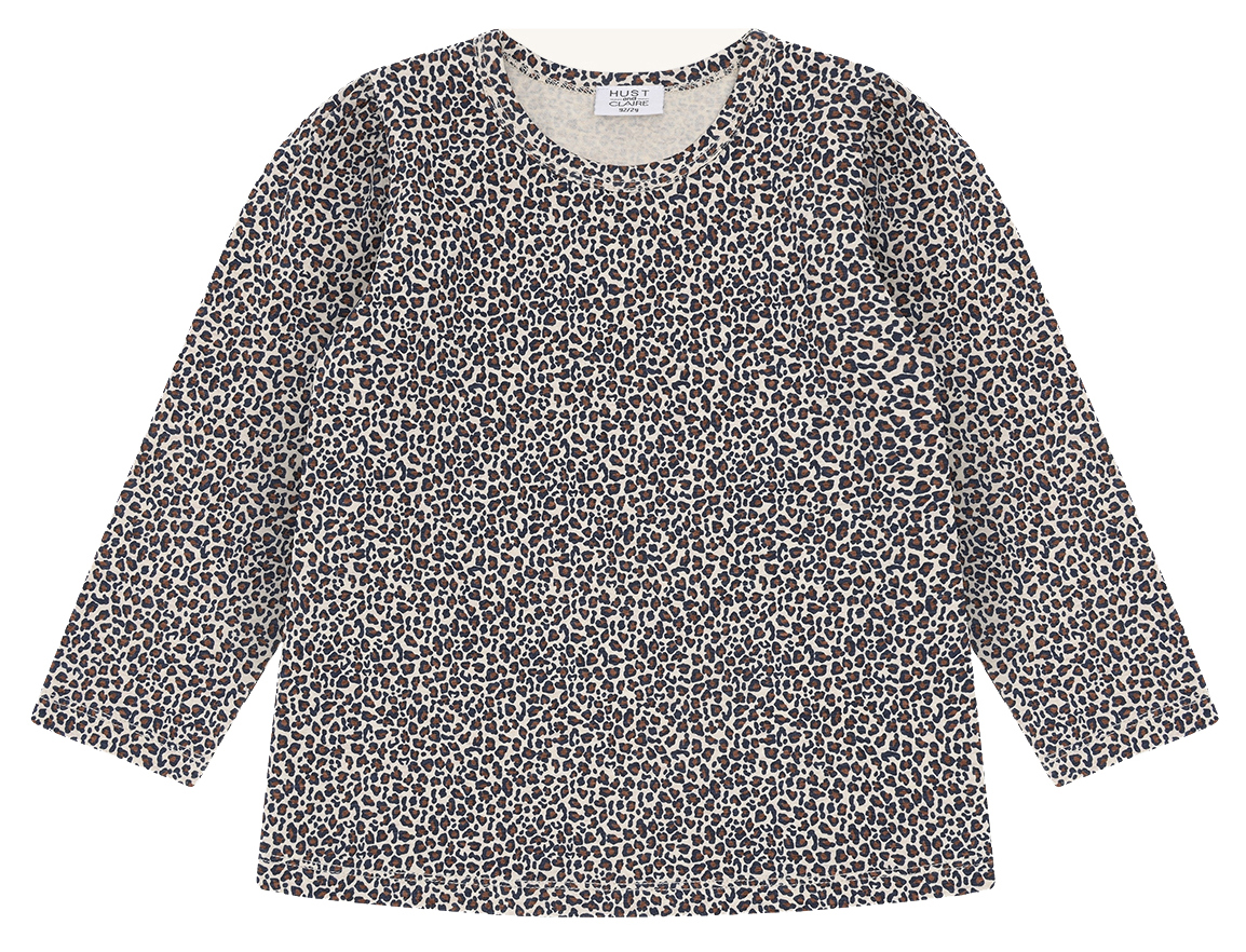 Hust & Claire Girl Langarmshirt Baby Leo Wheat Melange