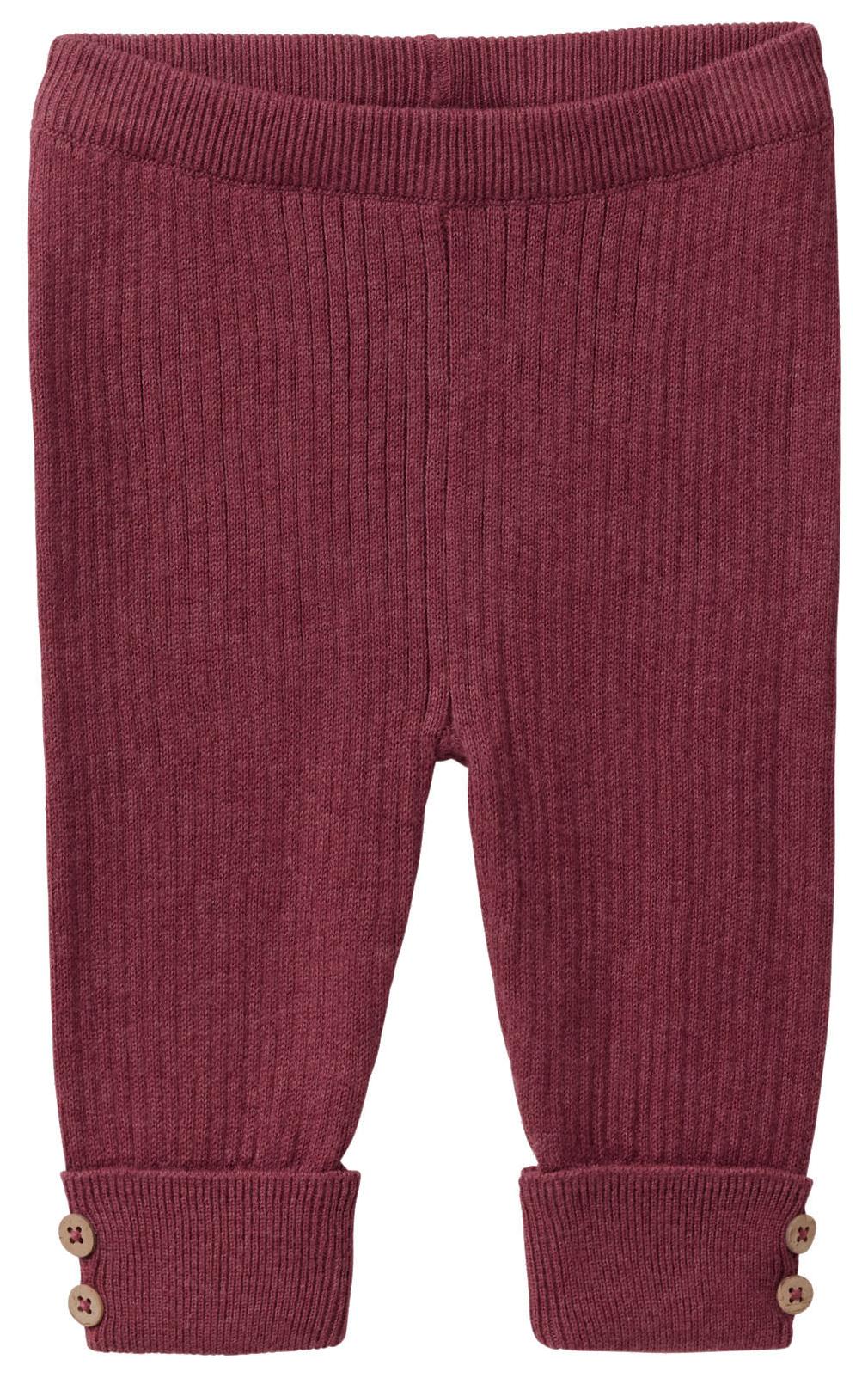 PWO Hose Strick bordeaux