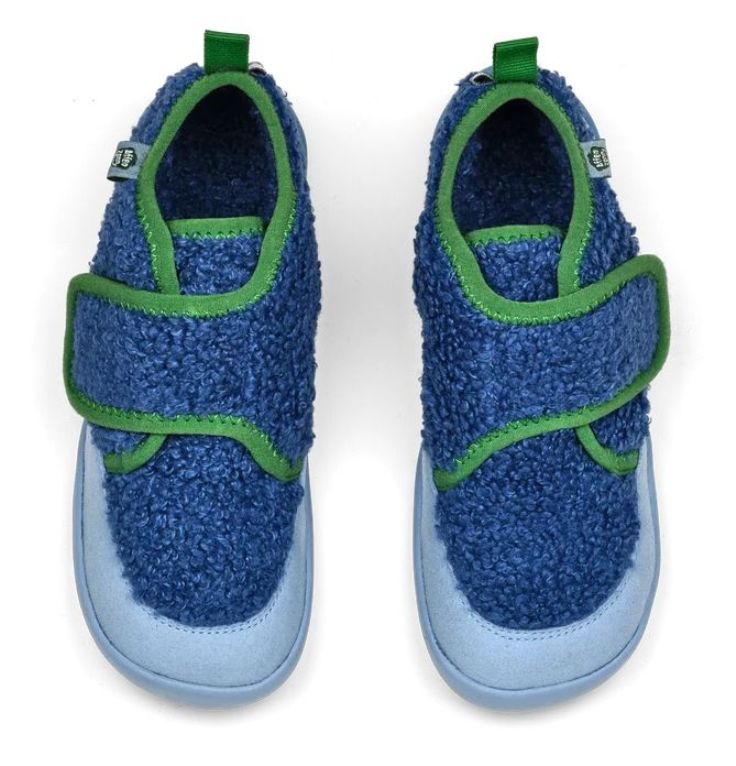Affenzahn Slipper Hausschuhe Vegan Fleecy Paradiesvogel