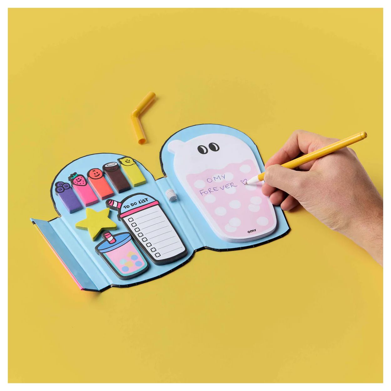 OMY STICKY NOTES - BUBBLE TEA