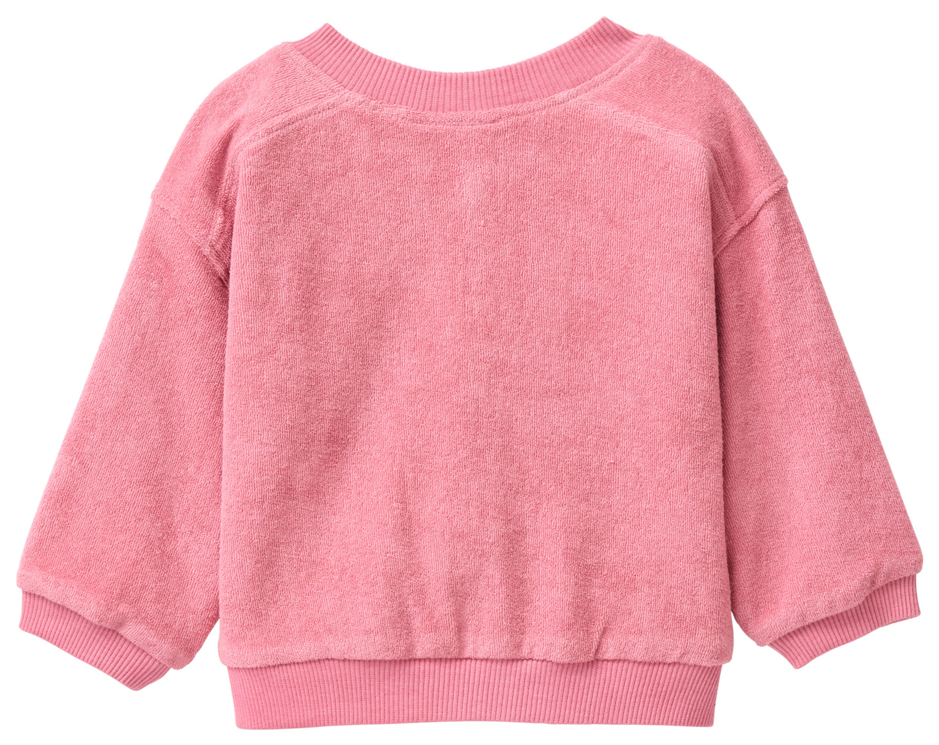 PWO Baby Wendejacke Frottee pink
