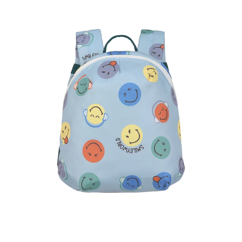 Lässig Tiny Backpack Smiley World blue