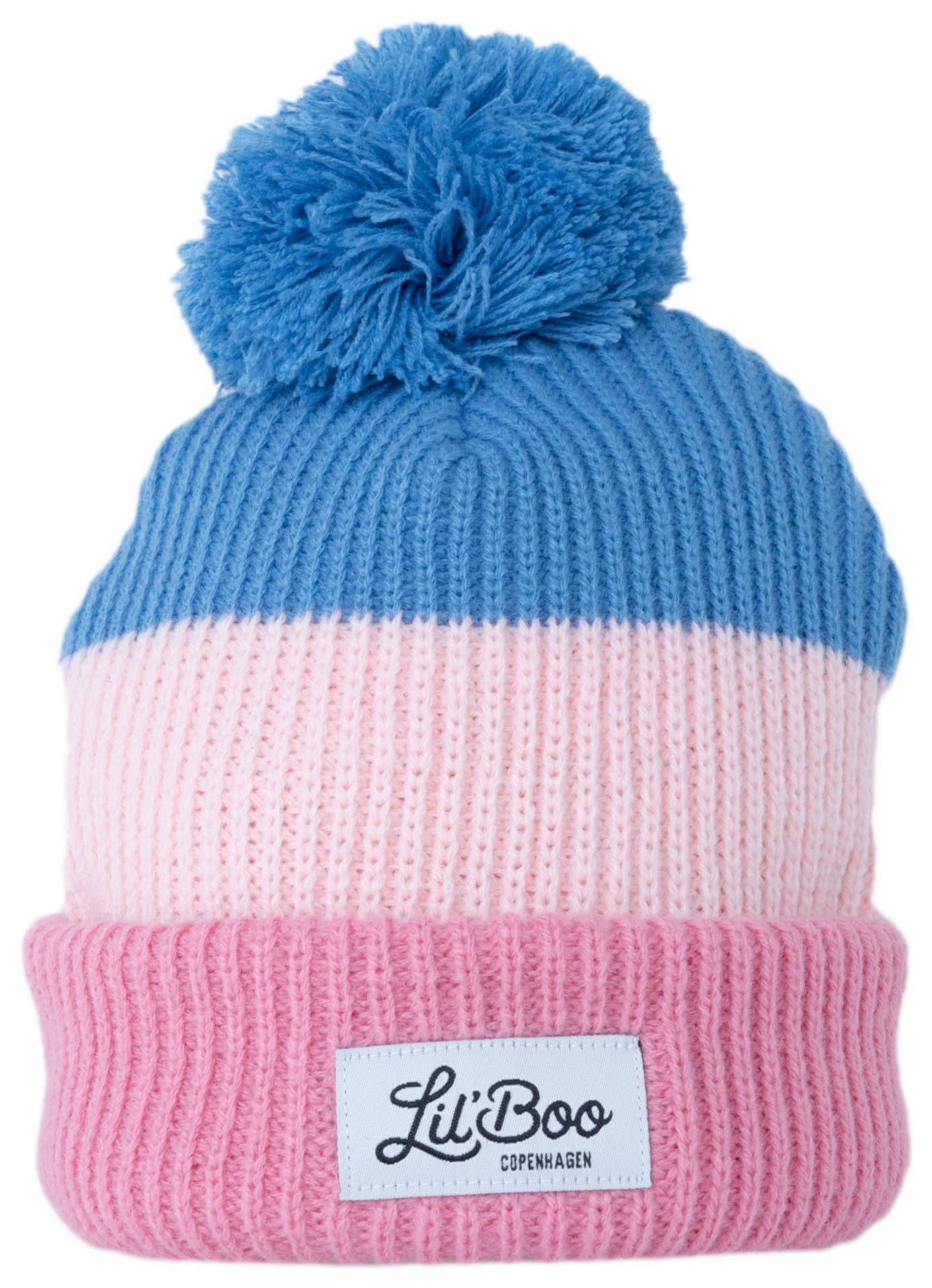 Lil`Boo Rainbow Beanie - Pink/Blue