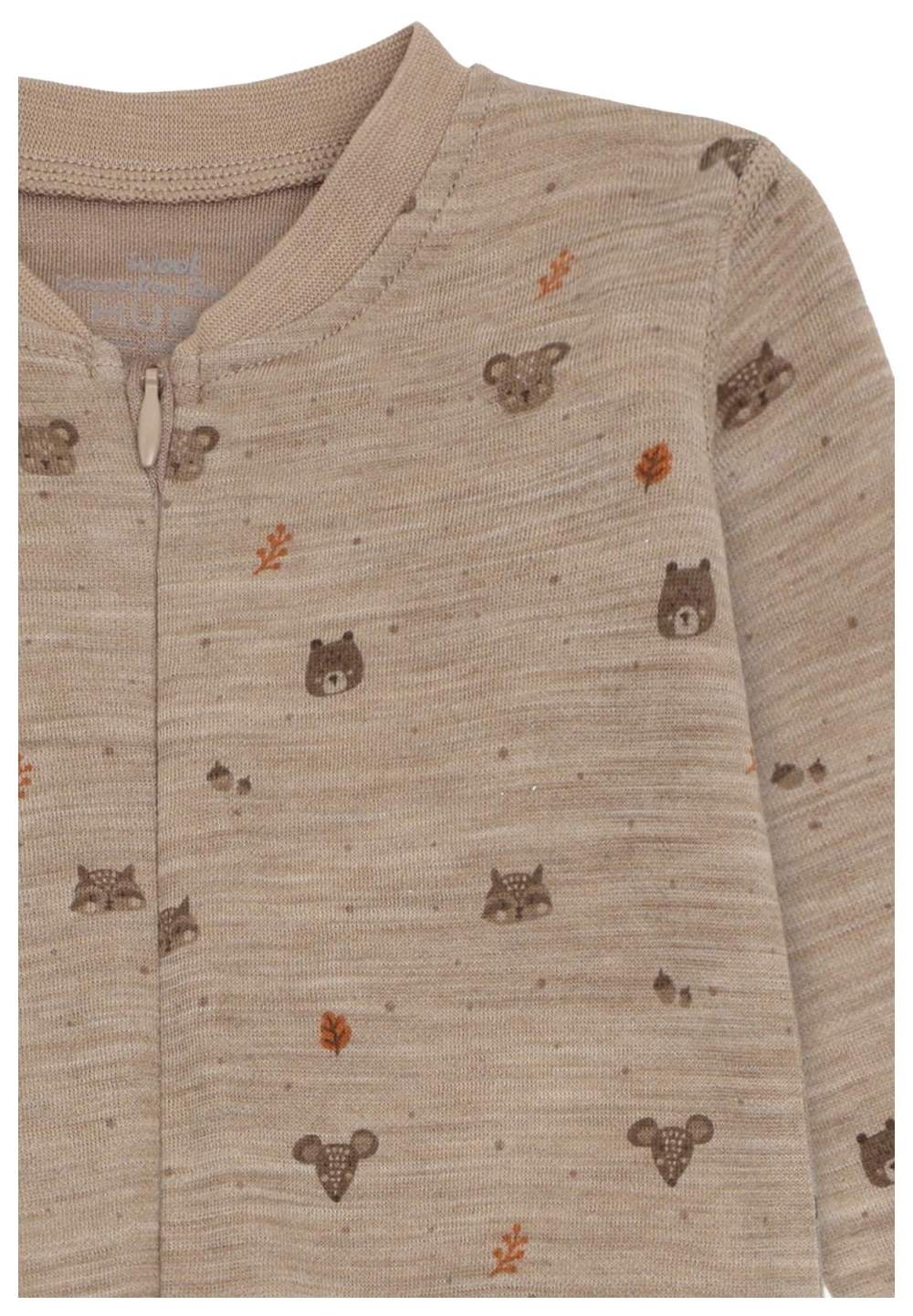 Hust & Claire Baby Bodysuit Wolle/Bambus Biscuit