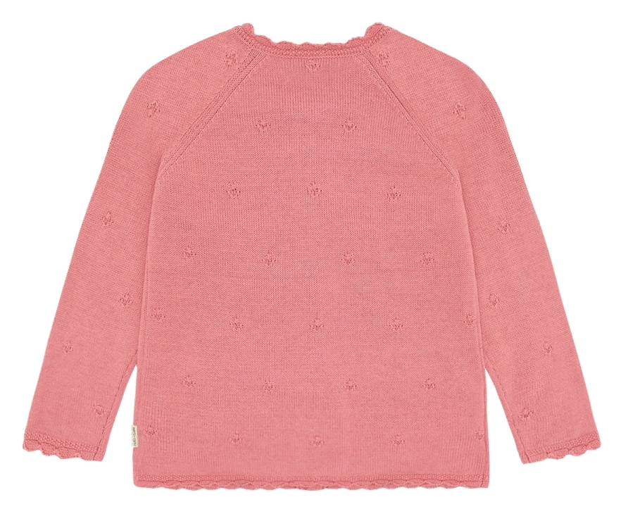 Hust & Claire Girl Strickjacke Pointelle Sorbet