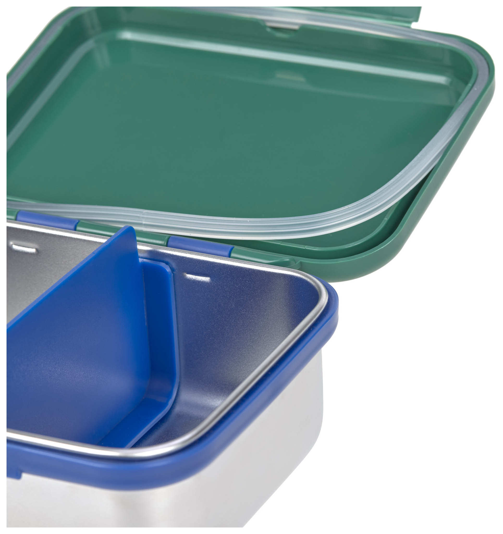 Lässig Lunchbox Stainless Steel Little Gang Rainbow green