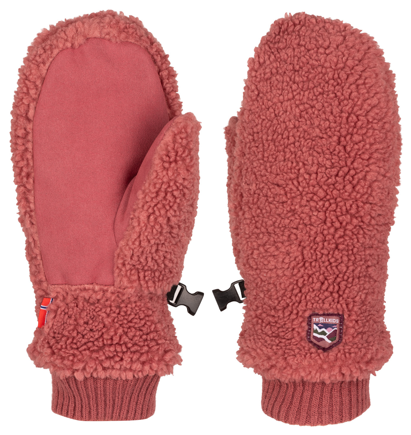 Trollkids Trollfjord Fleece Mitten Frozen Berry