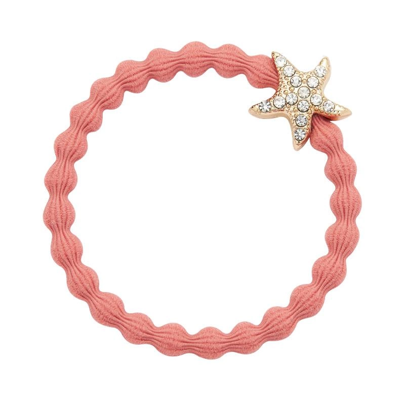 byEloise Haargummi Bling Starfish coral