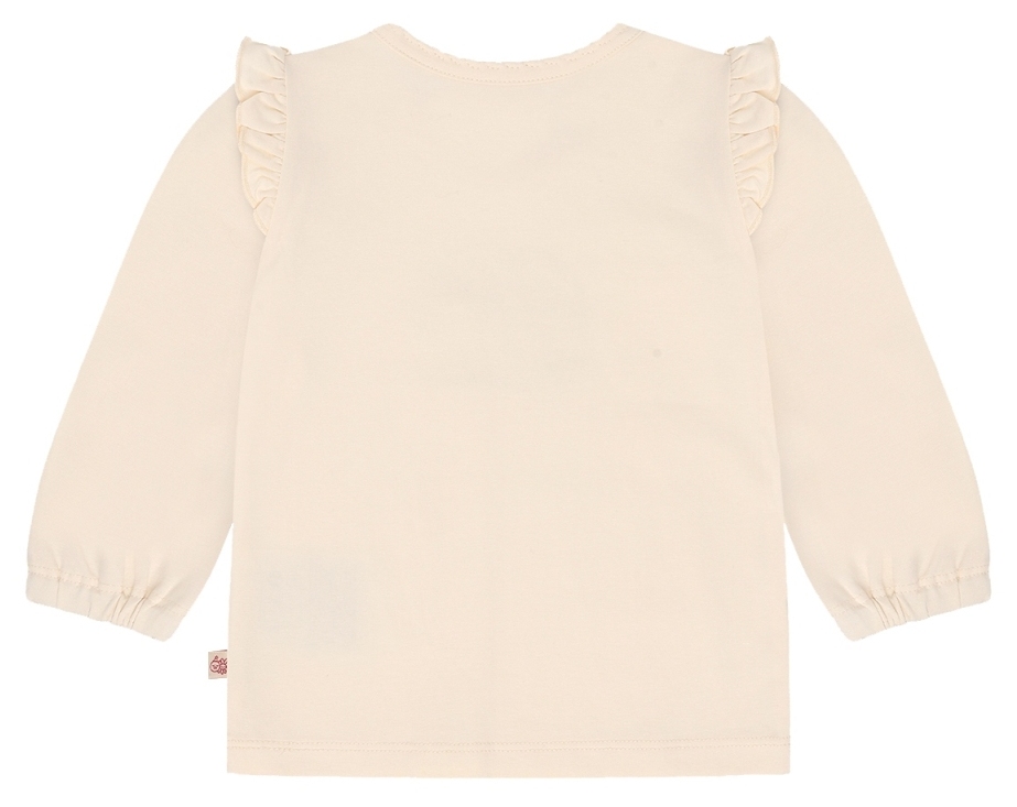 Hust & Claire Baby Langarmshirt Mouse Off White