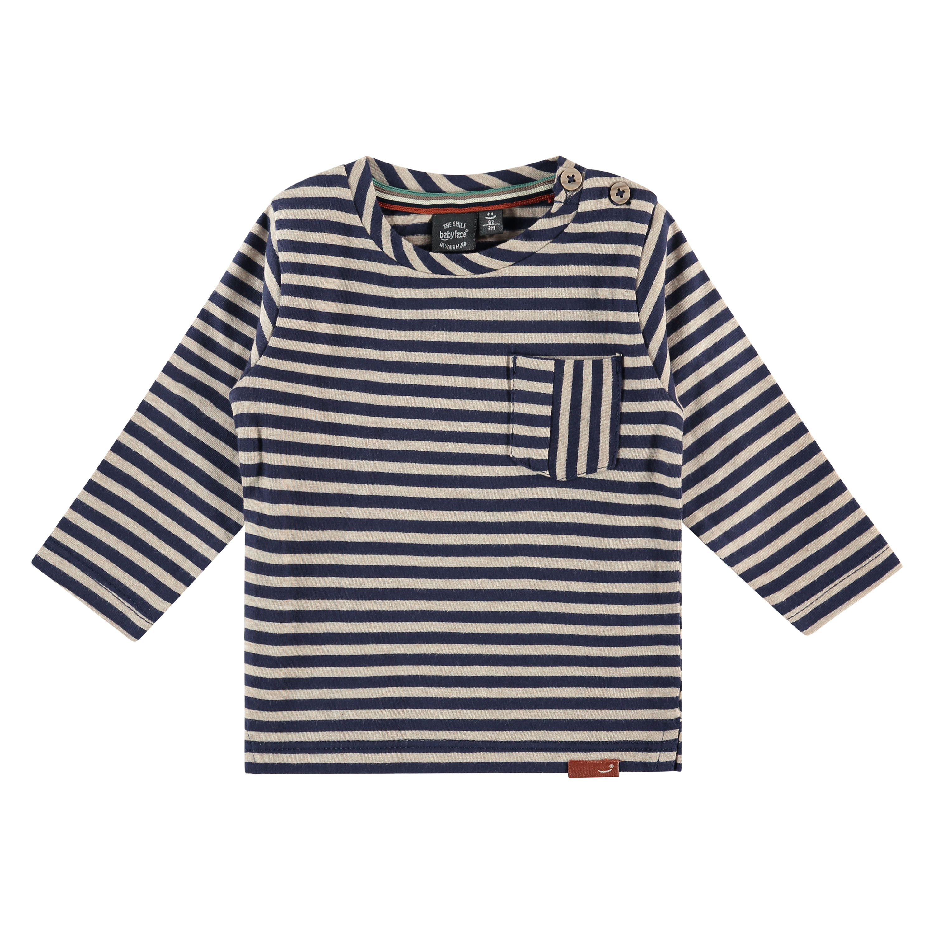 Babyface Baby Langarmshirt Stripe blue