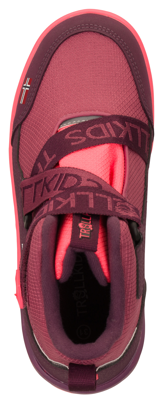 Trollkids Nordfjord Barfuß Winter Hiker Frozen Berry/Deep Ruby