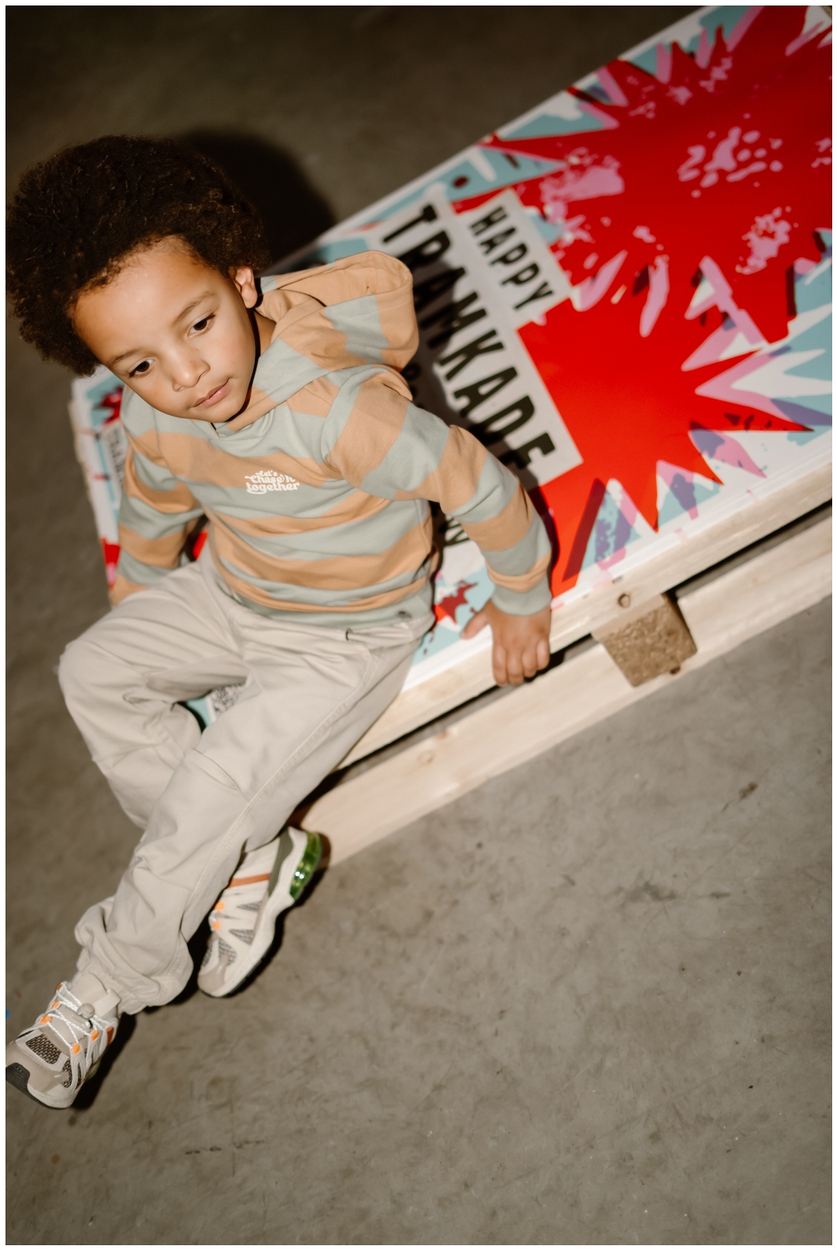 Daily Seven Boy Kapuzenpullover Stripe