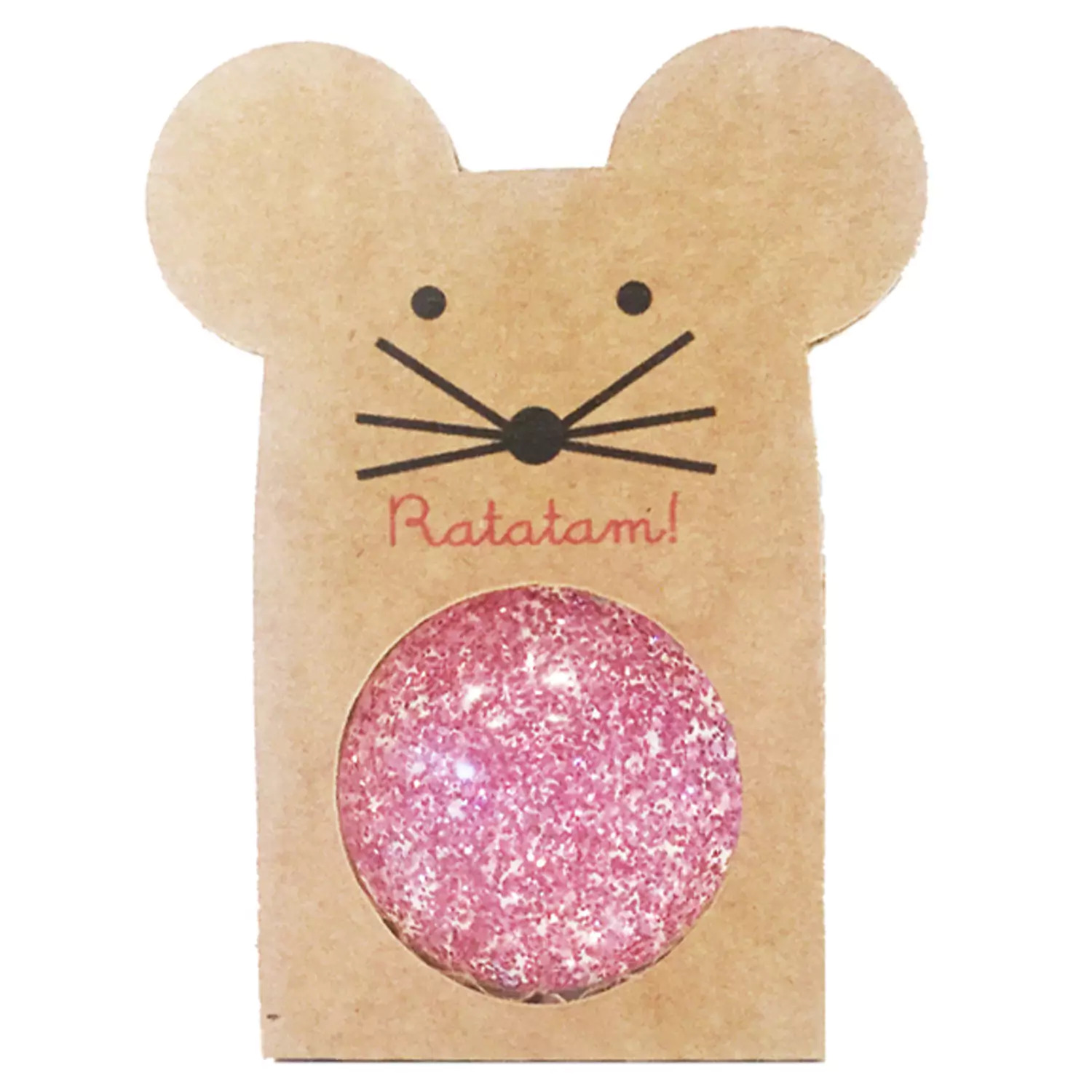 Ratatam Mouse Bouncy Ball pink 4,3cm