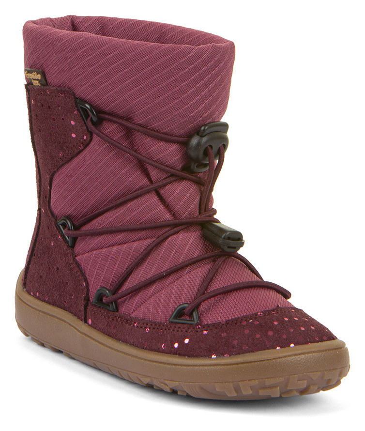 Froddo Barfuß Boot Tex Track Wool Bordeaux+