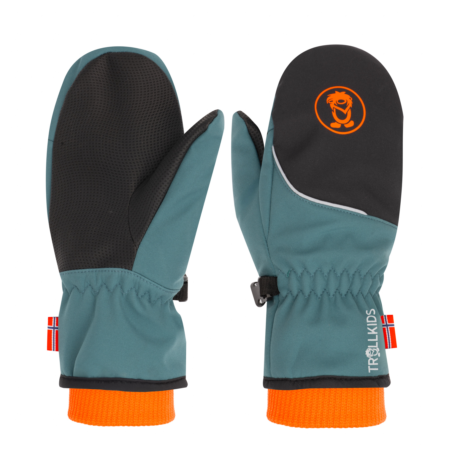 Trollkids Trolltunga Softshell Mitten Stormy Blue
