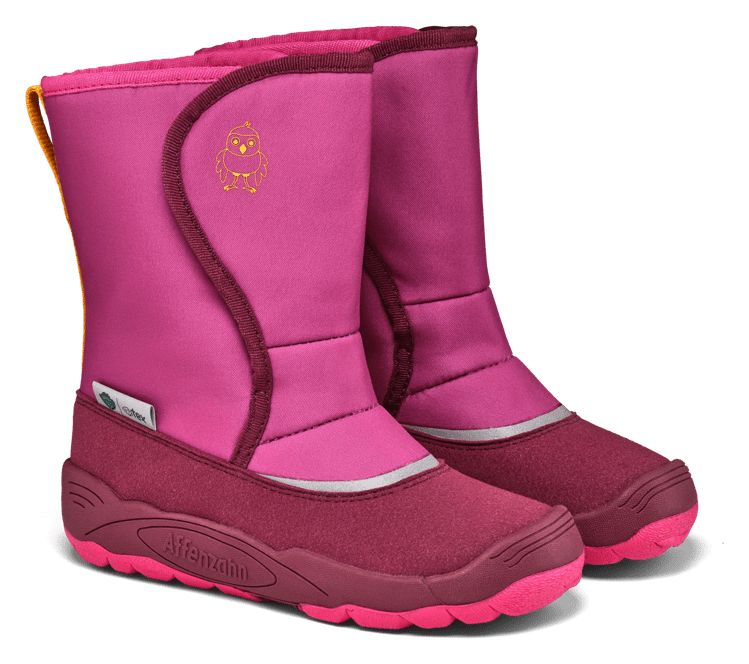 Affenzahn Barfuß Schneestiefel Vegan Freezy Vogel