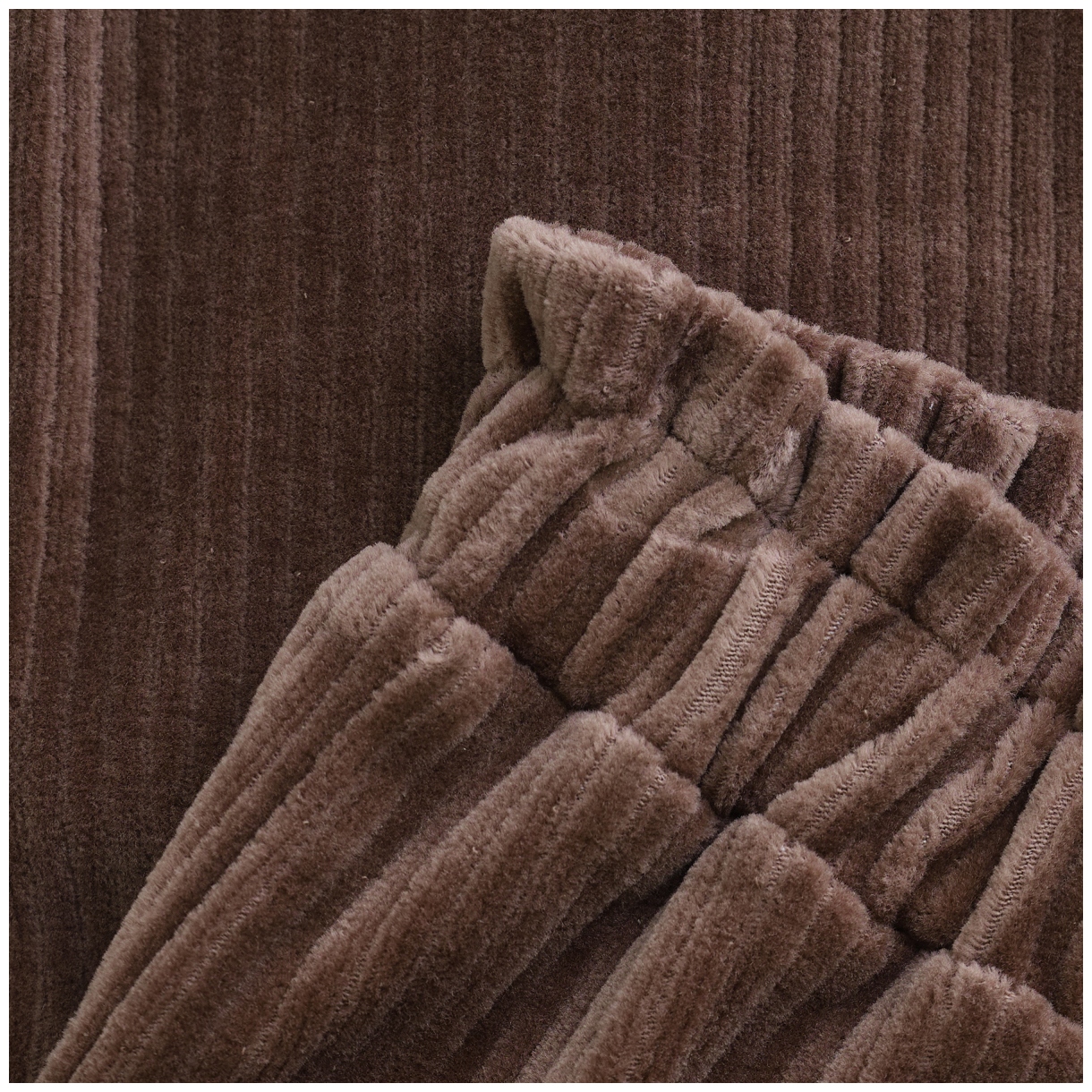 Minymo Baby Hose Velour chocolate