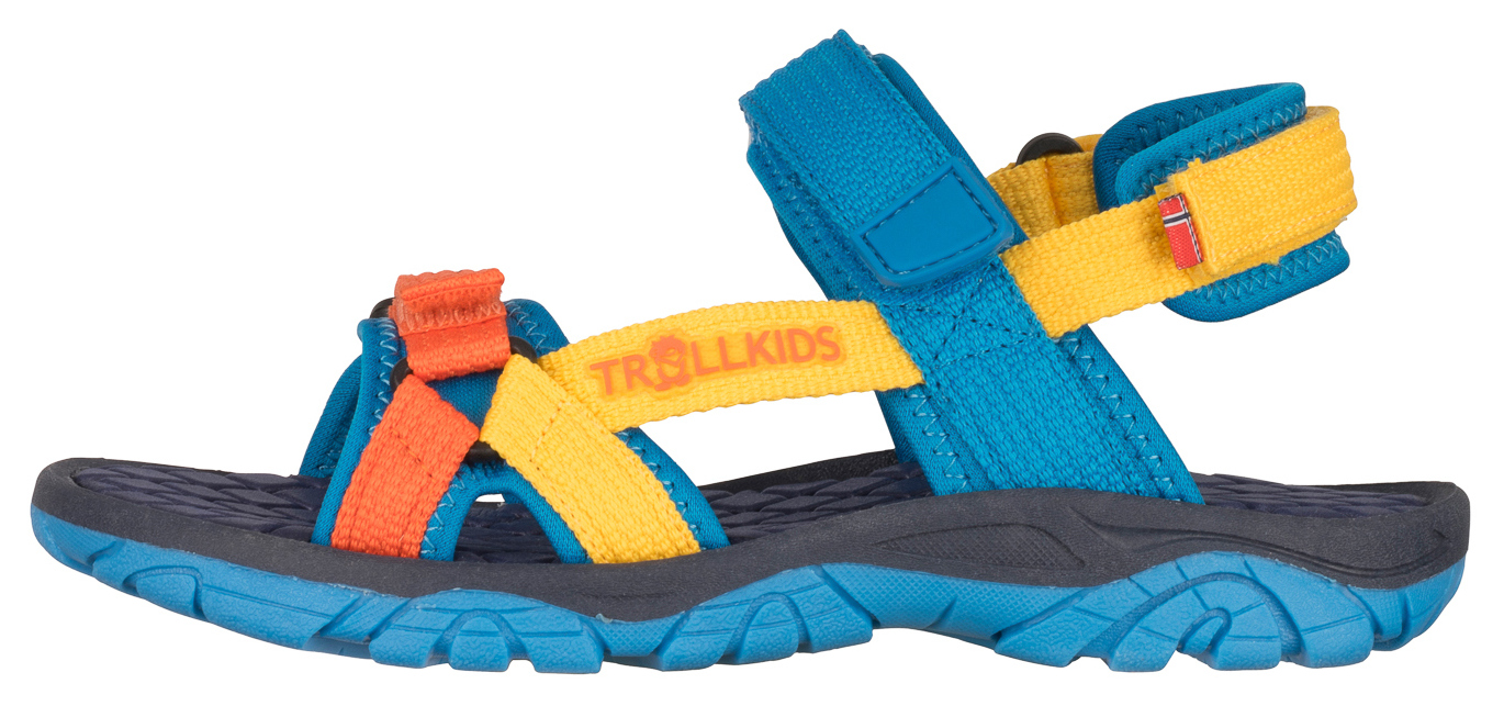 Trollkids Oslofjord Sandalen dynamic blue/bright orange