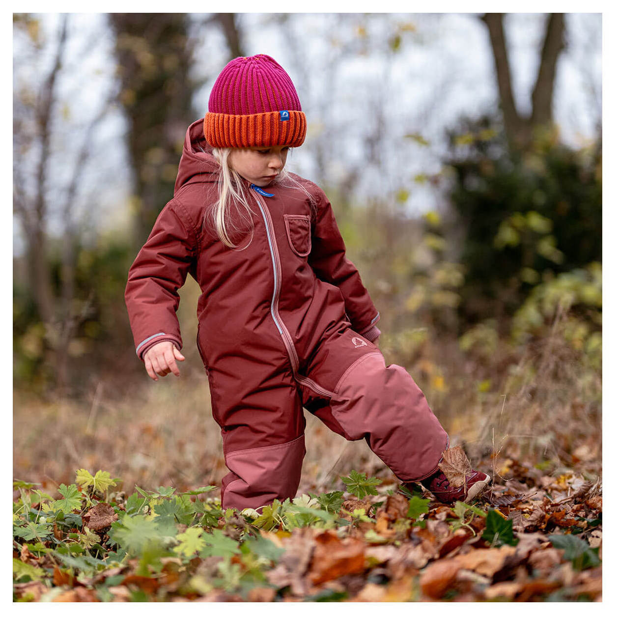 Finkid Schneeanzug PIKKU Winter Sport Cranberry/Cedar