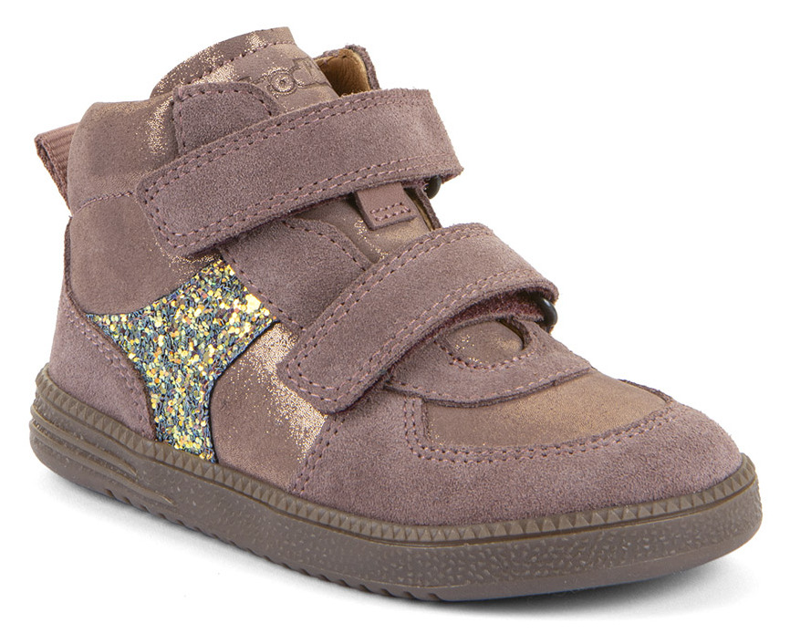 Froddo Barfussschuh Loop High-Tops Pink/Gold