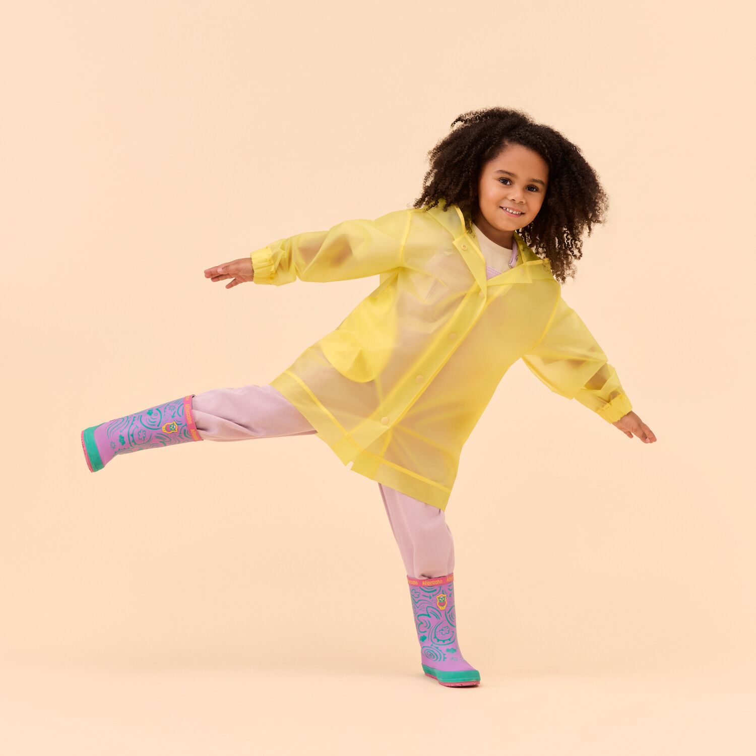 Affenzahn Gummistiefel Vegan Plashy Eule Lila