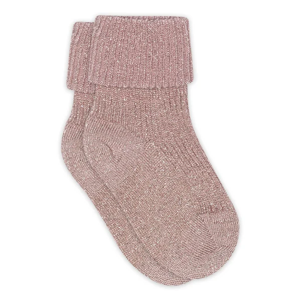 MP Denmark Socken Bambus Glitter mauve