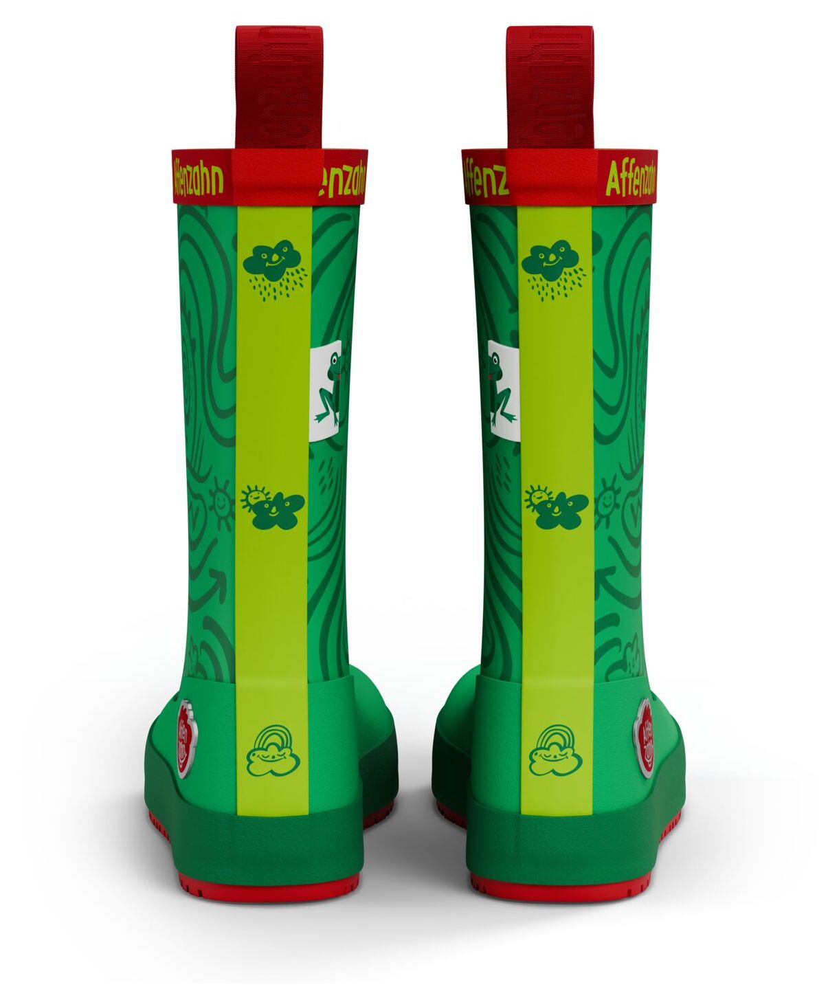 Affenzahn Gummistiefel Vegan Plashy Frosch grün