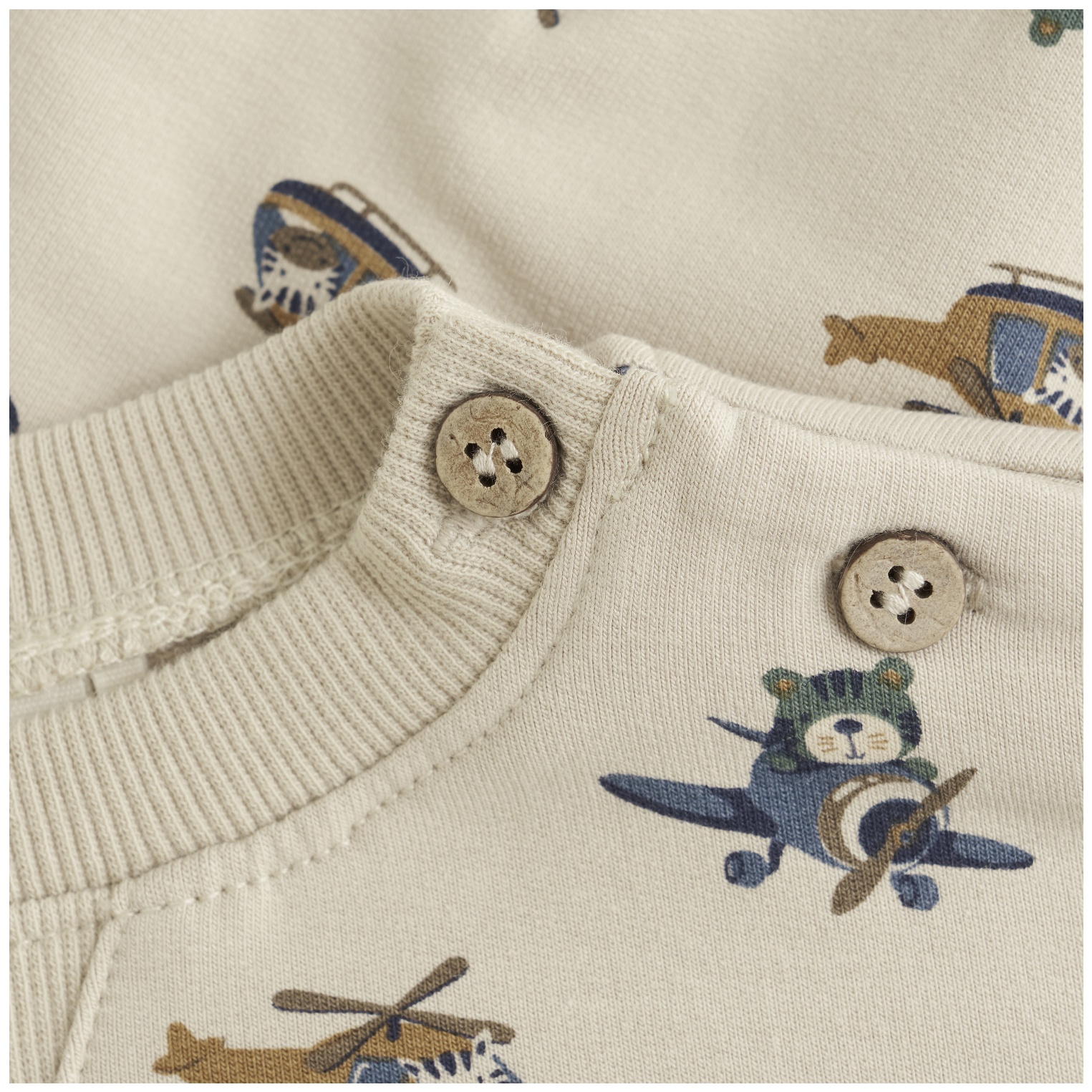 Minymo Baby Sweatshirt Piloten tan