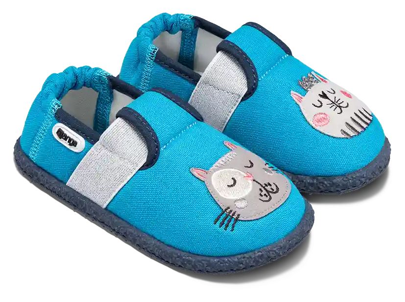 Nanga Hausschuh MietzeKatze 2.0 türkis