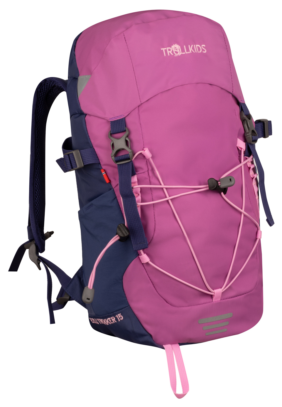 Trollkids Fjell Trekker 15 Rucksack Mallow Pink 35x24x14 cm 15L