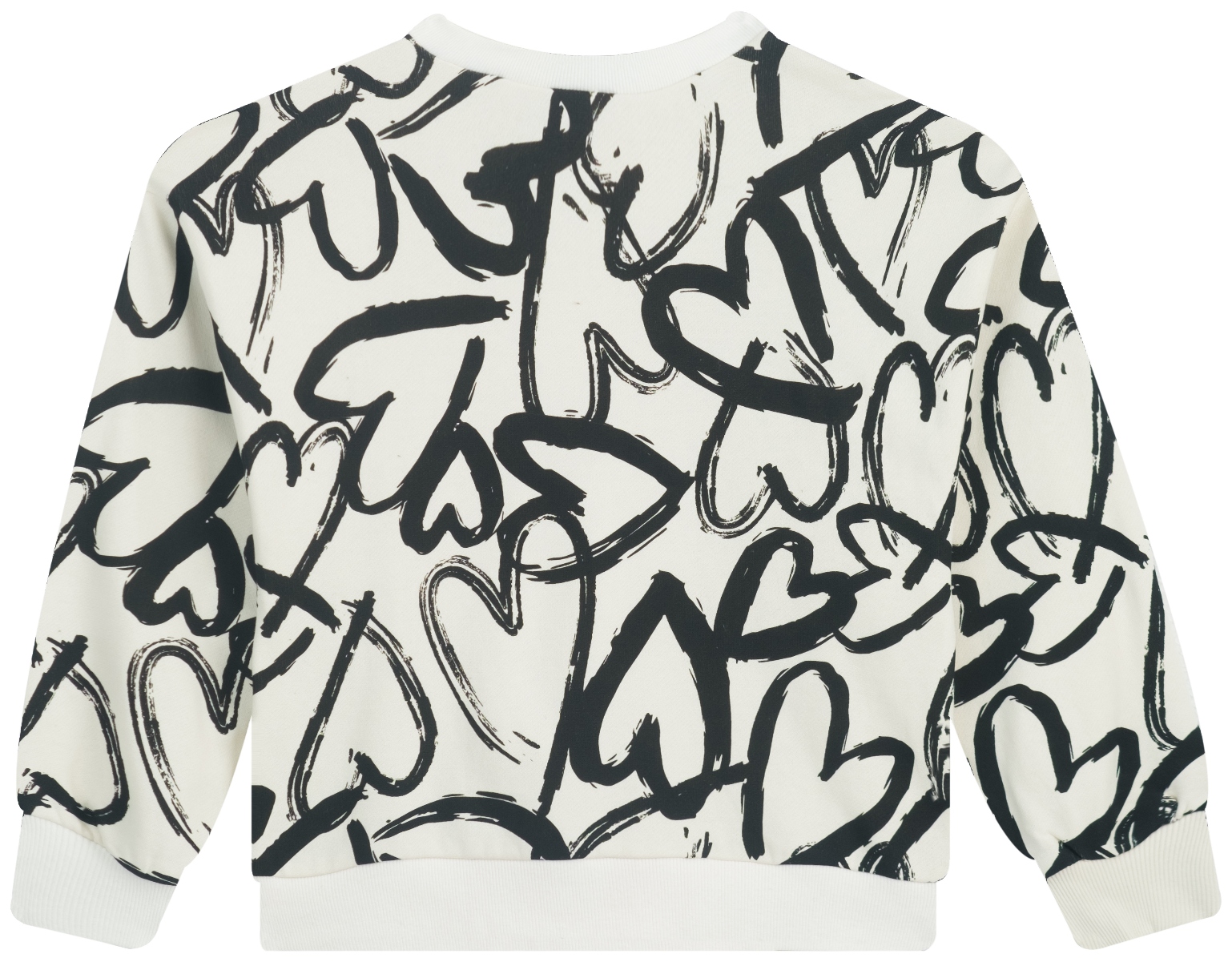 Someone Girl Sweatshirt Heart dark ecru