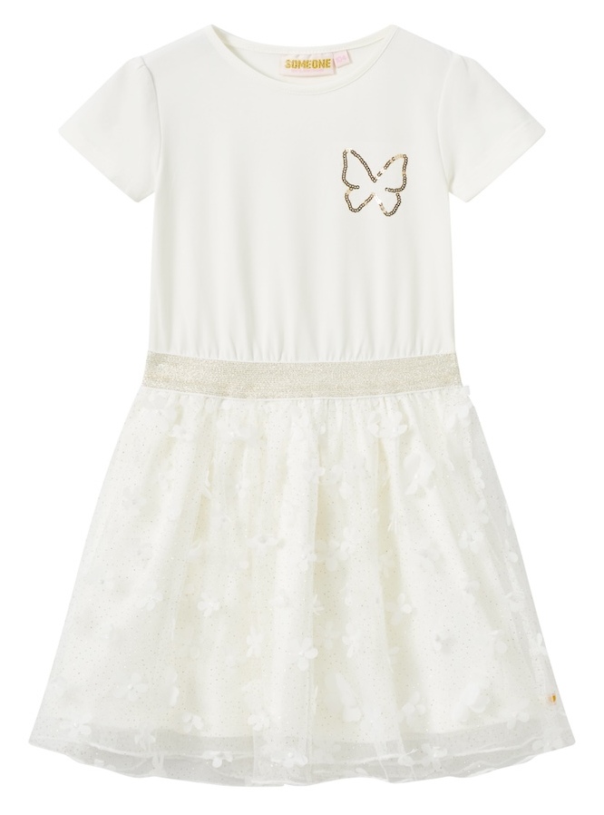 Someone Kleid Tüll white