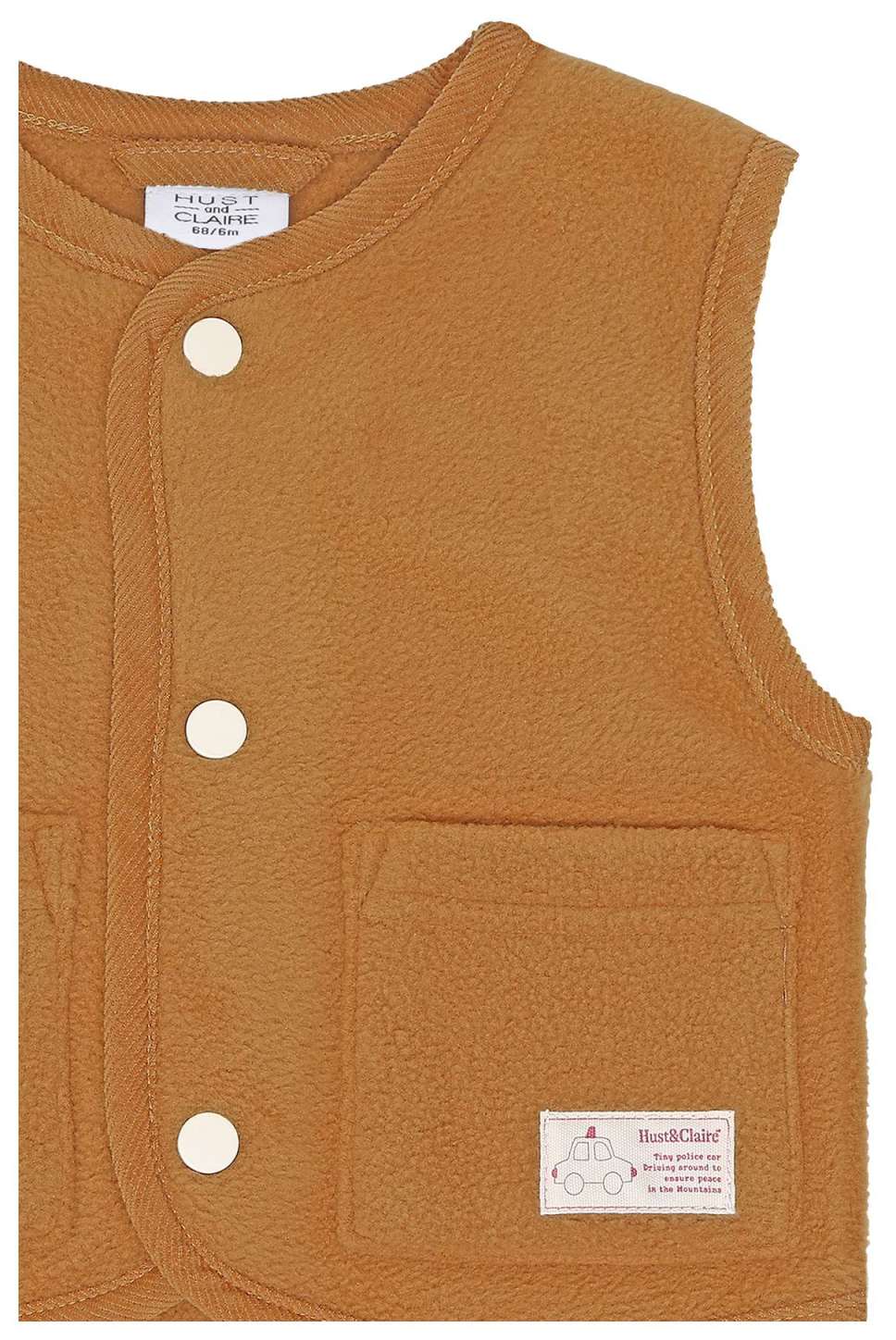 Hust & Claire Fleece Vest Chipmunk