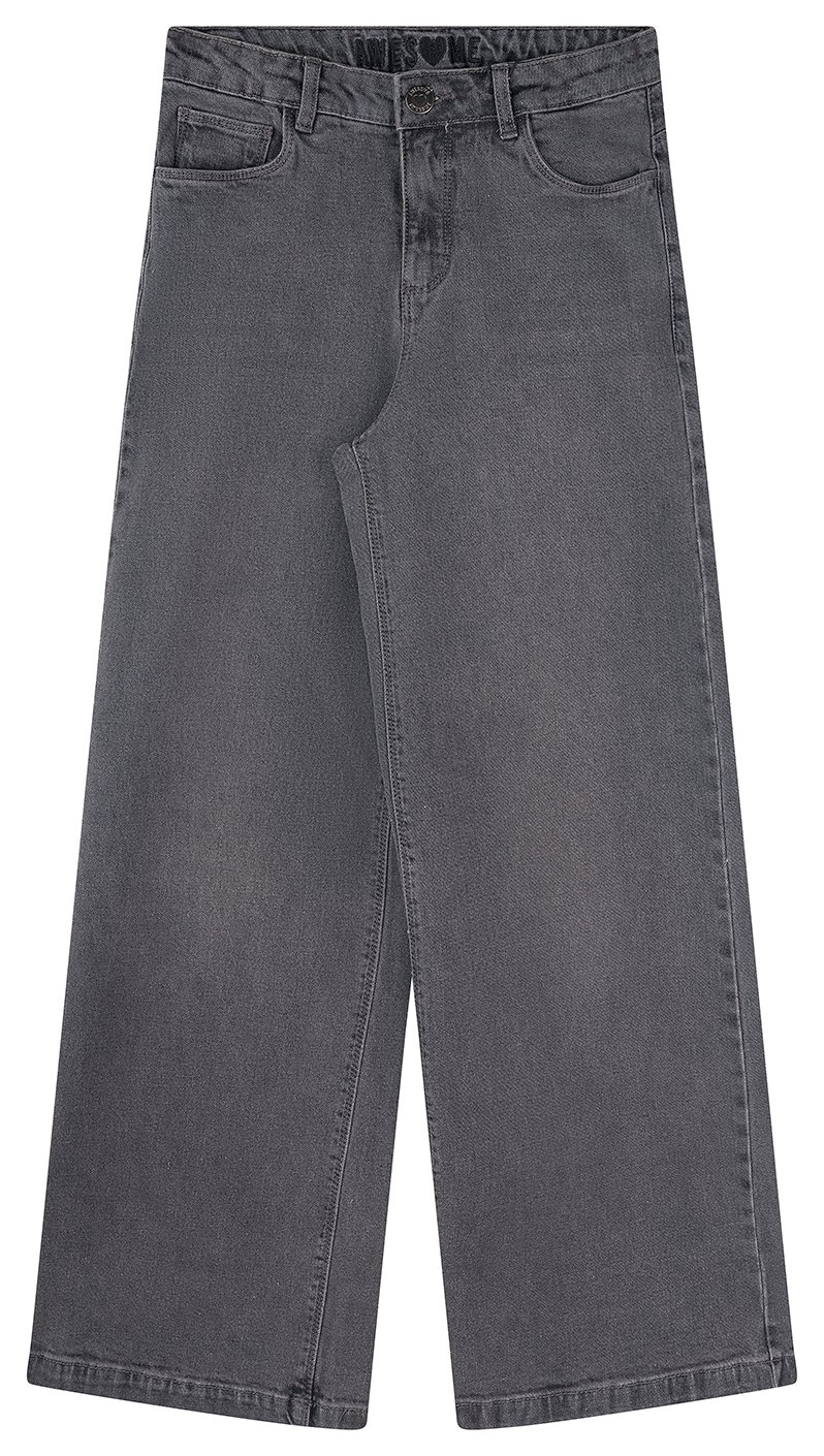 Someone Girl Jeans Wide grey denim