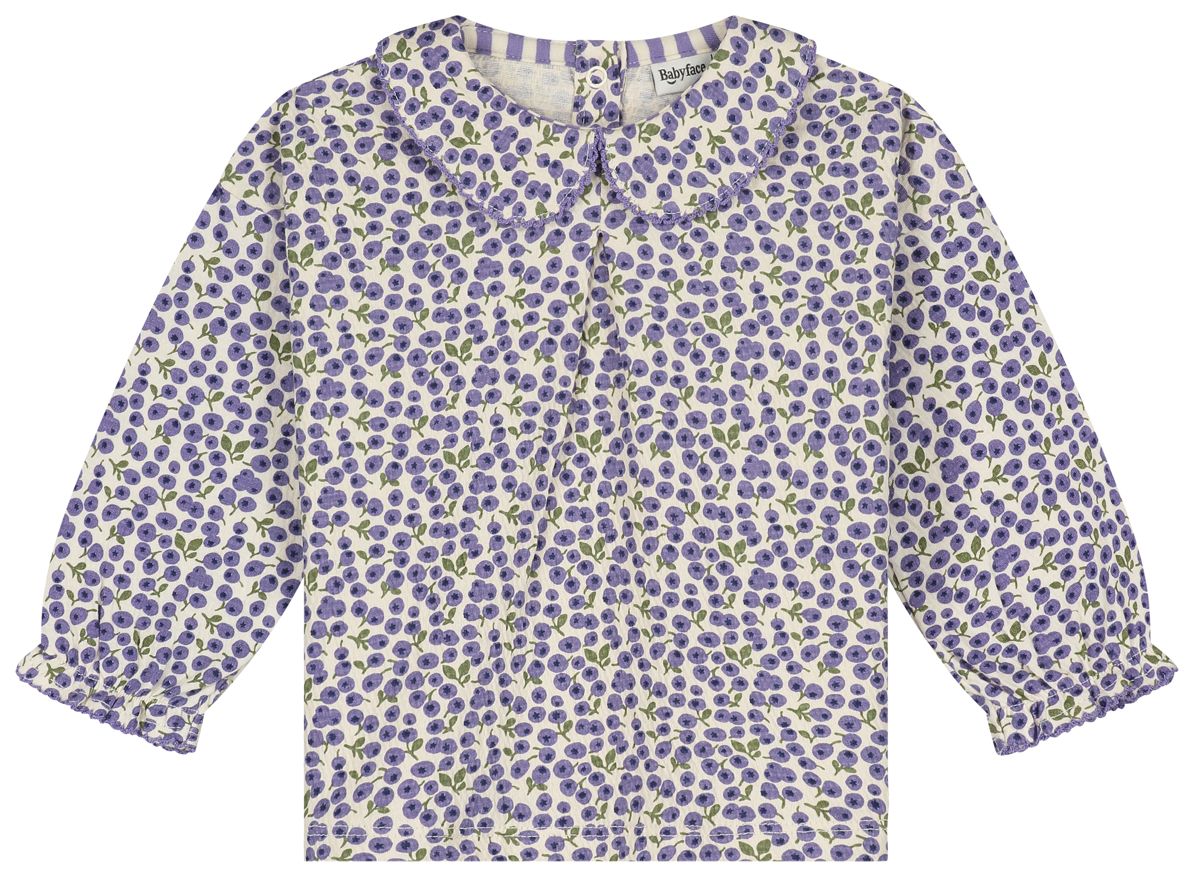 Babyface Baby Girl Langarmshirt Blueberry cream