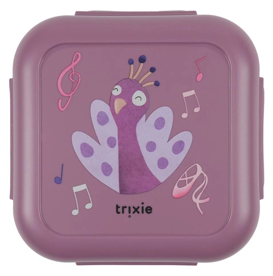trixie Snackdose m. Clips Mrs. Peacock