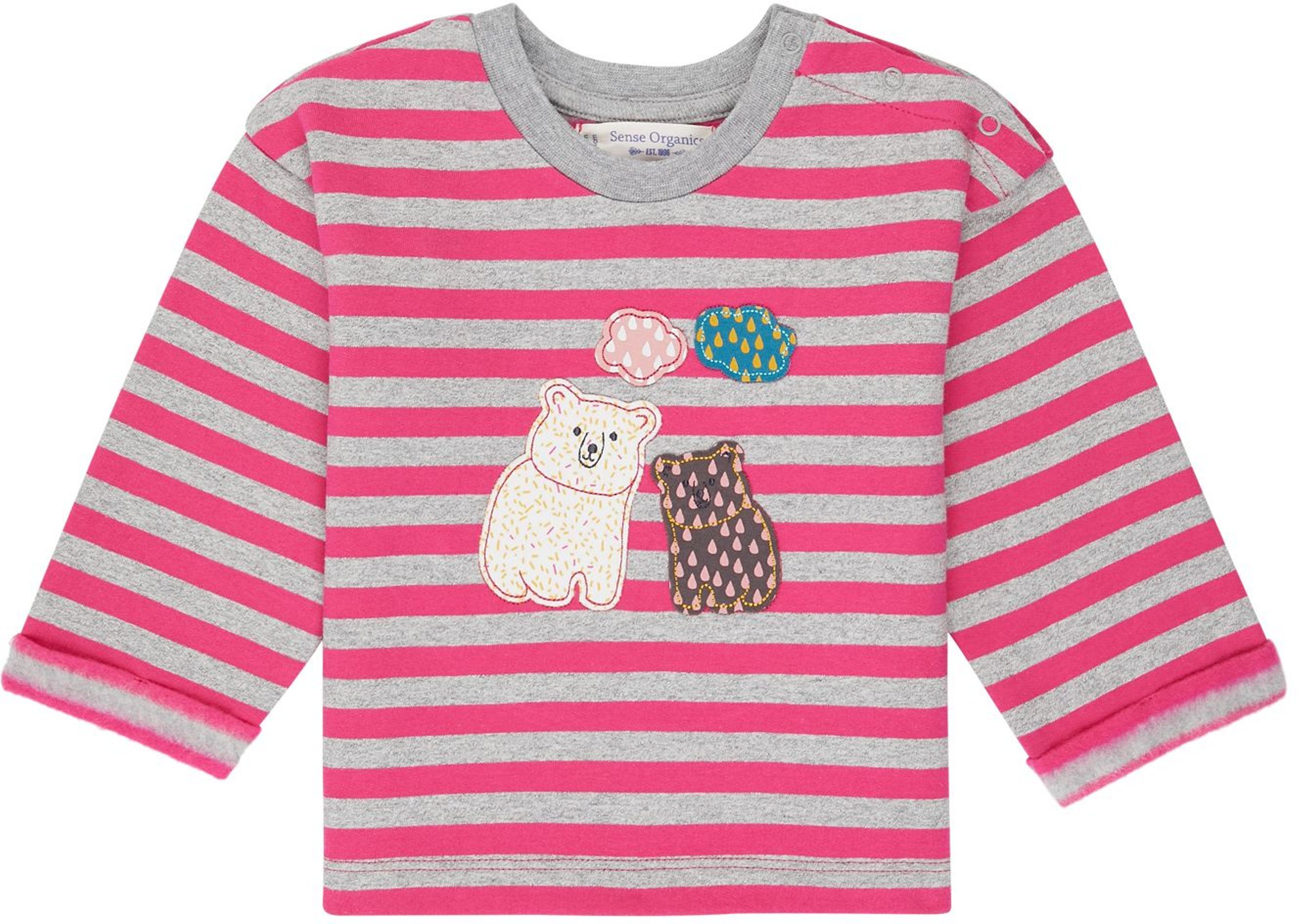 Sense Organic NOLANI Baby Sweater pink/polar bear