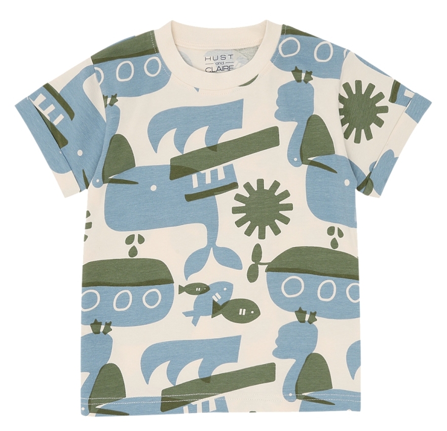 Hust & Claire Boy T-Shirt Oceanlife Sandshell