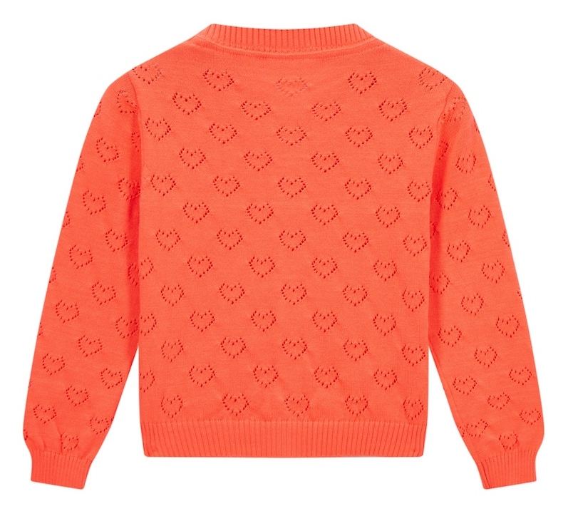 Someone Girl Strickjacke Heart coral