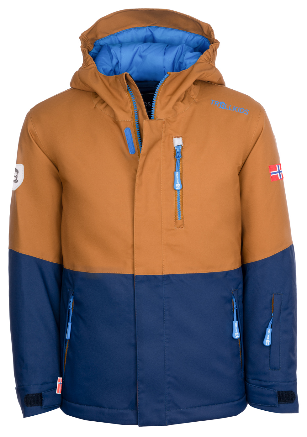 Trollkids Hallingdal Winterjacke Bronze Navy