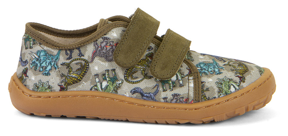 Froddo Barfuß Hausschuhe Canvas Olive