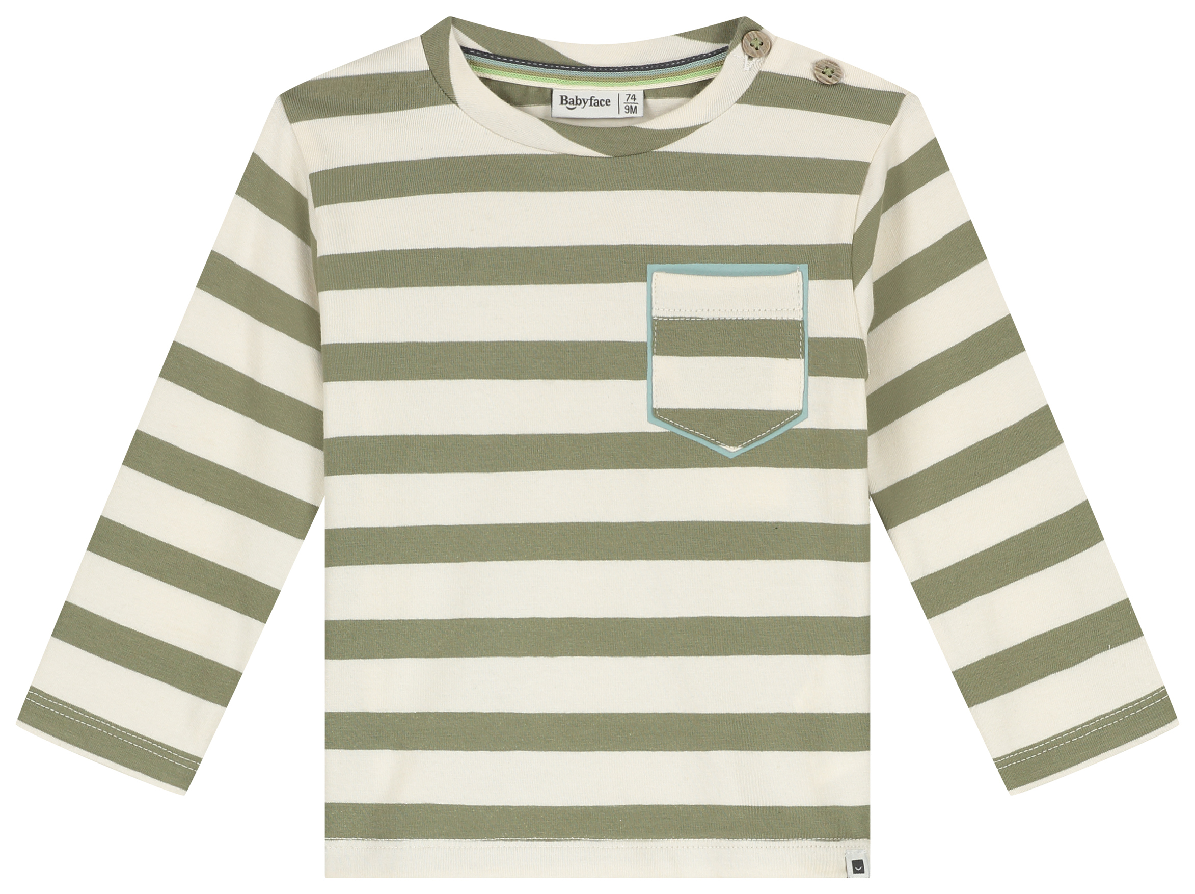 Babyface Baby Boy Langarmshirt army