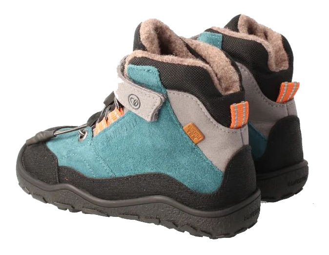 bLIFESTYLE Barfussschuh Tex Steinbock Kids petrol