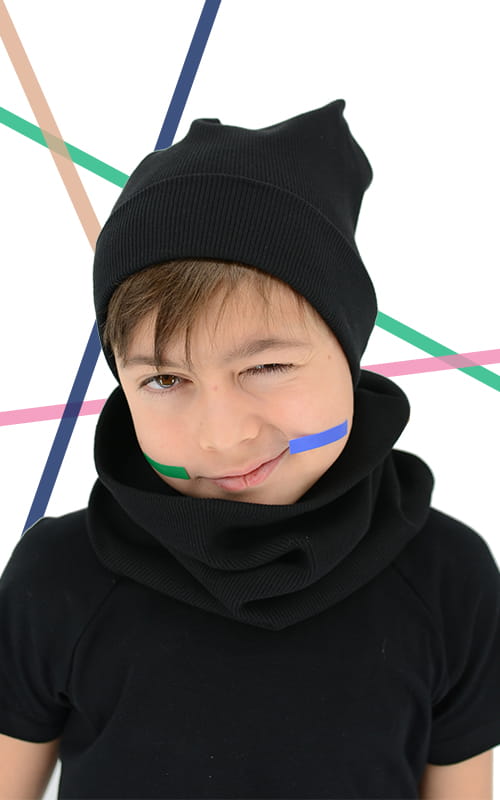 Lamama Beanie Fit black