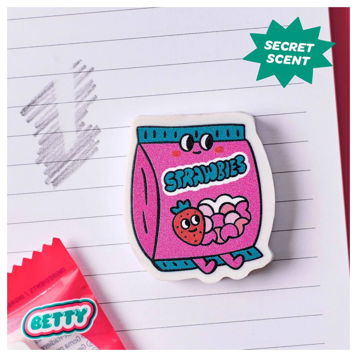 OMY AST ERASER BUDDIES rot Betty