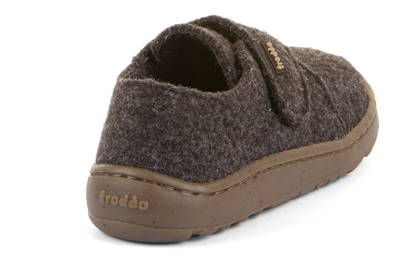 Froddo Wooly Barfuss Hausschuhe Braun